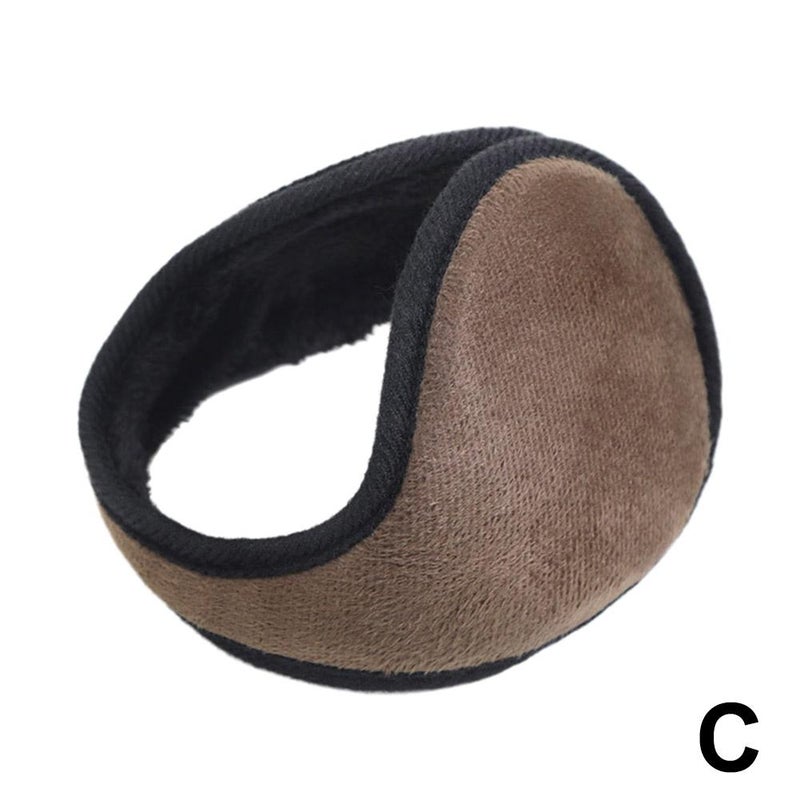 Men's Winter Warm Back-Wear Earmuffs, Women's Embroidered Plush Ear Warmers, Winter Men's Ear Protector Ear Covers